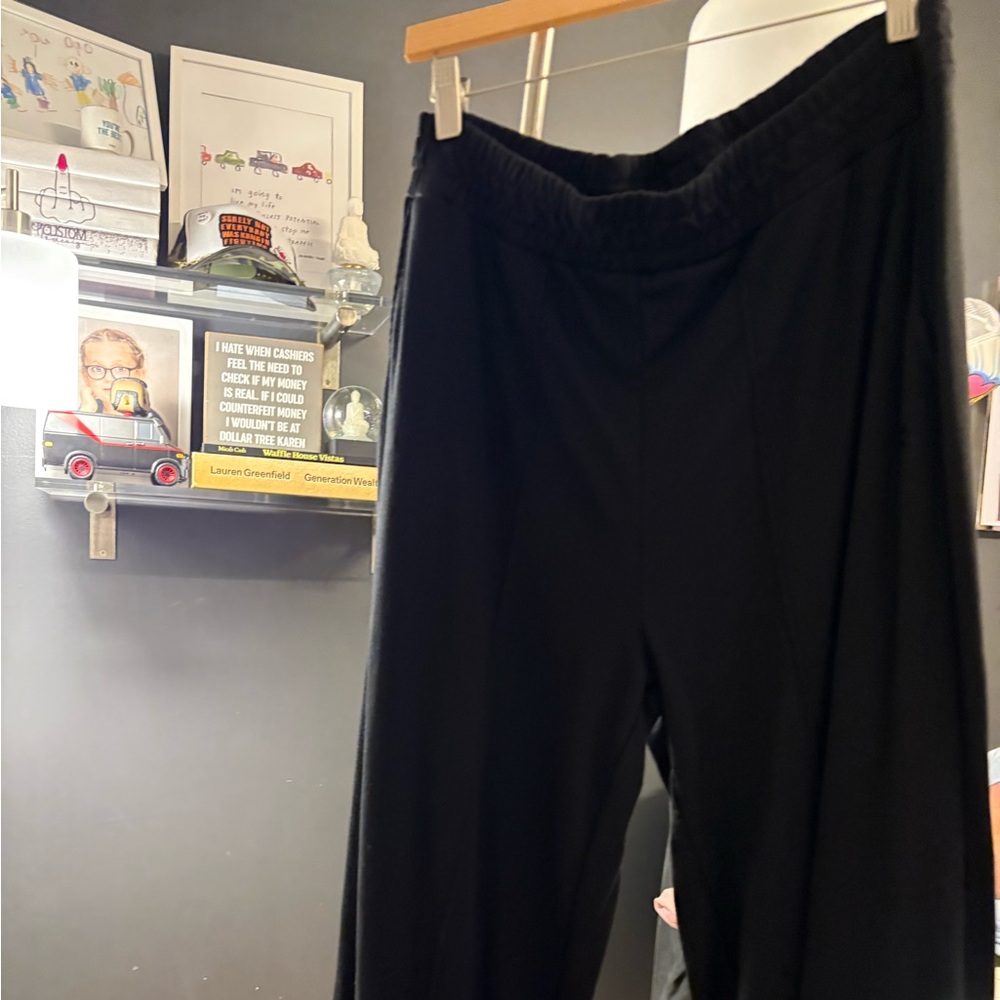 Sweaty Betty Black Casual Pants. Wide leg.